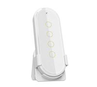 Aundhegrtt Interrupteur Sans Tuya ZigBee Contrôlé par Application pour Maison Intelligente, Interrupteur Tactile 4 Gangs, Télécommande B.