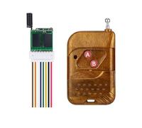 Aundhegrtt Interrupteur Télécommandé Mini RC 2CH DC3.7V-12V, Relais Sans, Interrupteur de Contrôle à Distance pour Lumières LED, Contrôle D'Accès 315Mhz.