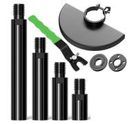 Aundhegrtt Kit D'Accessoires pour Meuleuse D'Angle, Arbre D'Extension pour Meuleuse D'Angle, Tige de Connexion, Polisseuse de Voiture, Prolongateur de Conduit, Kit D'Extension Rotatif.