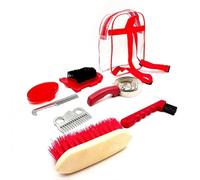 Aundhegrtt Kit de Pansage pour 7 Pièces avec Sac de Rangement - Outils Essentiels pour Le Nettoyage et Le Soin des