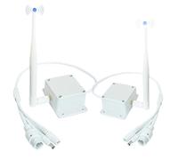 Aundhegrtt Kit de Transmission WiFi sans Longue Portée 1,2 Km 1 à 1 Émetteur Récepteur Câble Caméra IP PTZ 5MP 8MP Distance Ethernet