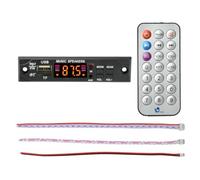 Aundhegrtt Lecteur MP3 Bluetooth 5.0 DC12V avec Décodeur sans, Commutation de Dossiers, AUX 3,5 Mm, USB, Carte TF, Radio FM et Module D'Appel pour Voiture