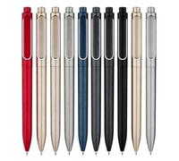 Aundhegrtt Lot de 10 Stylos à Bille Click 0,5 Mm, Écriture Fluide, Poids Plume, pour une Signature Professionnelle, Idéal Comme Cadeau D'Entreprise
