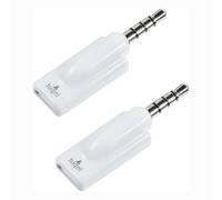 Aundhegrtt Lot de 2 Adaptateurs pour Prise Casque, Adaptateur Audio Analogique HiFi de Type C vers 3,5 mm Mâle pour Écouteurs de Smartphone