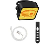 Aundhegrtt Lumière de Vélo Rechargeable par USB Étanche, Feux pour Vélos, Lampe D'Avertissement de Sécurité pour Le Cyclisme.