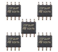 Aundhegrtt M25P16-VMN6TP 16Mb SOP-8 Impression de la Puce Mémoire 25P16VP 5 Pièces par Paquet