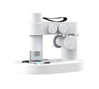 Aundhegrtt Microscope Électronique Intelligent AI Smart Connection Portable à Domicile, Caméra Professionnelle à Mise au Point Ultra-Précise.