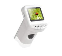 Aundhegrtt Microscope Portable Rechargeable 1200X pour Enfants, Microscope Numérique avec Écran de 2,0", Kit de Diapositives, Cadeau Scientifique de Poche.