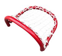 Aundhegrtt Mini But de Hockey en Métal 12", Design Pliable et Portable, Cible Compacte pour Un Rangement et Un Transport Faciles.