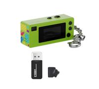 Aundhegrtt Mini Caméra à Pouce Charmante pour 0,96 Pouce, Caméra Rétro de Porte-Clés, Carte de 32 Go, Caméscope 1080P.
