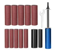 Aundhegrtt Mini Ponceuse à Bande Tige de Ponçage Ponçage Bois Métal Plastique Verre Pierre Accessoire Perceuse Électrique Outil de Conversion Perceuse Électrique