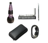 Aundhegrtt Mini Tournevis Électrique Sans 3,6 V avec Lumière LED, Outil Portable pour, Couple de 3,3 Nm