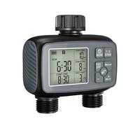 Aundhegrtt Minuteur D'Arrosage Programmable à 2 Zones pour Tuyau de Jardin avec Fonction D'Irrigation Goutte à Goutte Automatique Minuteur D'Arrosage US