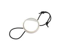 Aundhegrtt Miroir de Rétroviseur Ajustable Accessoire de Plongée Corde de Lanière Miroir Équipement de Plongée pour la Plongée avec Corde Élastique et Lanière Blanc
