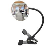Aundhegrtt Miroir de Sécurité Clip-On, Design Convexe pour la Sécurité Personnelle et le Moniteur de vue de Bureau ou N'Importe Où.