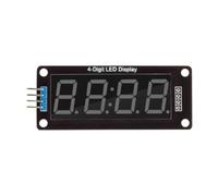 Aundhegrtt Module D'Affichage LED TM1637, Tube à 4 Chiffres, 7 Segments, Indicateur D'Heure, Blanc