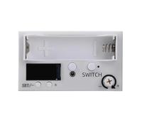 Aundhegrtt Module D'Alimentation Réglable Mini avec Écran Couleur TFT, Alimentation -Boost 18650, Alimentation de Poche, Blanche.