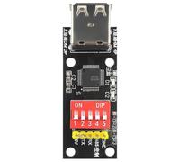 Aundhegrtt Module de Conversion CH9350 HID Série en TTL pour Clavier, Souris, Scanner de Codes-Barres USB vers RS232 UART Port COM Virtuel.
