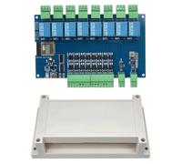 Aundhegrtt Module de Relais Modbus 8 Canaux, DC 9-24V, Carte de Développement WIFI Bluetooth avec Isolation par Optocoupleur.