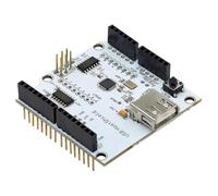 Aundhegrtt Module D'Extension USB Host Shield 2.0 pour L'Électronique DIY pour Contrôleur D'Interface USB pour la Robotique et Les Projets.