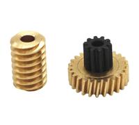 Aundhegrtt Moteur à Vis Sans Fin en Acier Tout Acier 5840-31ZY, Pignon à Module Auto-Bloquant, Pièces de Rechange pour Moteur à Engrenages en Cuivre.