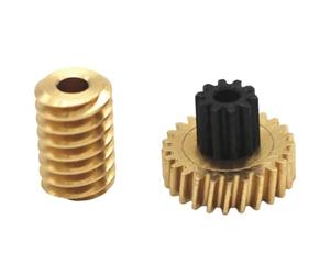 Aundhegrtt Moteur à Vis Sans Fin en Acier Tout Acier 5840-31ZY, Pignon à Module Auto-Bloquant, Pièces de Rechange pour Moteur à Engrenages en Cuivre.