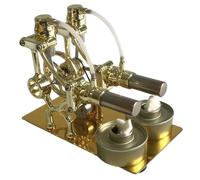 Aundhegrtt Moteur Stirling Mini à Air Chaud - Modèle Micro de Générateur de Science DIY à Vapeur