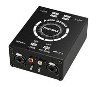 Aundhegrtt Nouvelle Version XLR 6,35 HiFi Stéréo pour Boîte D'Isolation Audio, Isolateur de Boucle de Terre/Filtre de Bruit/Éliminateur de Bourdonnement pour Systèmes Audio.