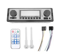 Aundhegrtt Nouvelle Voiture Rétro Lecteur MP3 sans Bluetooth 12V Entrée Audio AUX Insertion de Carte Emplacement pour Clé USB Radio Multimédia