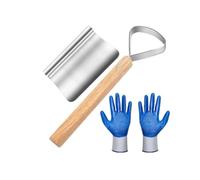 Aundhegrtt Outil de Dépeçage 2PCS Grattoir Caché Outils de Taxidermie + Couteau de Dépeçage et de Dénudage D'Animaux