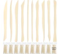 Aundhegrtt Outils de Sculpture en Argile 10 Ensembles 100 Pièces 10 Formes Différentes pour le Modelage de la Poterie, des Céramiques, de la Plastiline et Du Gaufrage.