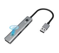 Aundhegrtt Outils Vocaux AI Hub USB 2.0 Intégré - Adaptateur Multiport USB - Dispositif de Transcription Vocale, de Traduction, de Conversion de la Parole en Texte.