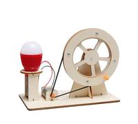 Aundhegrtt Pack de Matériel Fait Main DIY pour Étudiants - Kit de Générateur à Manivelle DIY - Kit Expérimental de Science et Technologie.