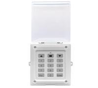 Aundhegrtt Panneau de Commande D'Opérateur de Porte Télécommande Clavier Sans Système D'Accès Numérique 433MHz Saisie Automatique Du Code de Sécurité Mhz
