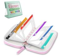 Aundhegrtt Pochettes à Pilules pour le Voyage Organisateur de Médicaments de Voyage Pilulier Rose