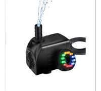 Aundhegrtt Pompe Submersible à LED 30W pour d'eau, Adaptée Aux Aquariums, Étangs, Réservoirs et Piscines, avec Prise EU.