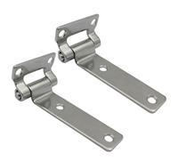 Aundhegrtt pour Accessoires de Bateau de Plaisance, 2 Pièces de Charnières de Conteneur en Acier Inoxydable en Forme de T, 135x58x27 mm pour Charnière de Porte de Cabinet de Pont.