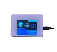 Aundhegrtt pour Bureau Maison Compatible 735Kh/S Mineur BTC Solo Amélioré V2 Écran Tactile Intelligent de 2,8" Mineur de Crypto-Monnaie Bitcoin