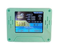 Aundhegrtt pour Bureau Maison Compatible 735Kh/S NerdMinerV2 Mineur BTC Solo Écran Tactile Intelligent 2,8" Mineur de Crypto-Monnaie Bitcoin Amélioré