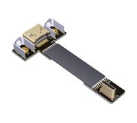 Aundhegrtt pour Caméra Aérienne FPV FFC Compatible A4T-C2L V2.0 Type A à C Câble Plat Mini D'Extension 4K HD Audio Vidéo