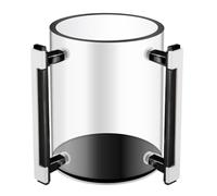 Aundhegrtt pour Juifs, Coupe de Lavage des Mains pour la Prière, Coupe Ronde en Acrylique avec Poignées en Métal pour Évier de Cuisine.