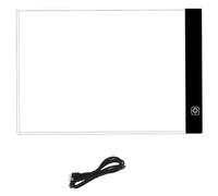 Aundhegrtt Pour le Bloc-Notes de Dessin LED A5 pour Enfants : Tableau à 3 Niveaux de Luminosité avec Réglages Ajustables, Outil D'Écriture de Table de Bureau.