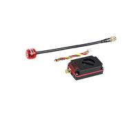 Aundhegrtt pour RC pour Drone FPV Longue Portée 5.8G 4W VTX 48-CH Émetteur Vidéo FPV Haute Puissance avec Antenne, Protocole IRC Tramp 7-30V.
