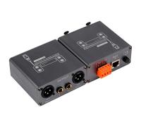 Aundhegrtt PRO-X200TR Extenseur Audio Ethernet 2 Voies XLR 6.5 1 Paire Module D'Extension Audio 2-CH vers Ethernet vers Câble Réseau RJ45