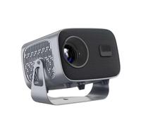 Aundhegrtt Projecteur A10 4K 1080p 200 ANSI pour Android 13, WiFi 6, BT 5.5, Autofocus, Portable, Idéal pour Le Home Cinéma en Extérieur, Prise UE.