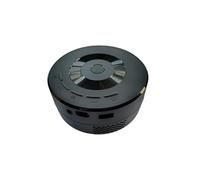 Aundhegrtt Projecteur Mini Rond avec Miroir Écran Filaire pour Android et iOS, Support de Clé USB, Format MP4 1080P