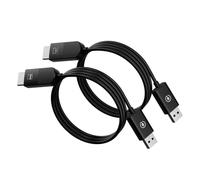 Aundhegrtt Projection D'Écran D'Ordinateur Portable, Émetteur sans Compatible, Transmission à Longue Distance de Niveau Entreprise A