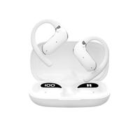 Aundhegrtt Q65 Écouteurs de Traduction Intelligente AI Bluetooth avec Appel, Casque sans, Écouteurs Stéréo HD, Couleur Blanche.
