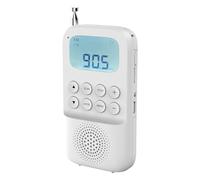 Aundhegrtt Récepteur Radio Bluetooth Portable, Lecteur MP3, Prise Casque, Haut-Parleur sans Mini Rechargeable USB Type-C