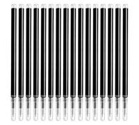 Aundhegrtt Rechargeables de Stylo Effaçable à Encre Gel Noire, Pointe Fine de 0,7 mm - Pack de 16 pour Grandes Marques, Idéal pour L'École et le Bureau.